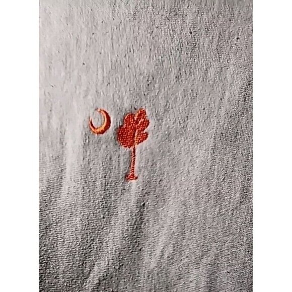 Badger Clemson Sport Long Sleeve Hoodie South Carolina Gray Orange Small - Picture 5 of 10